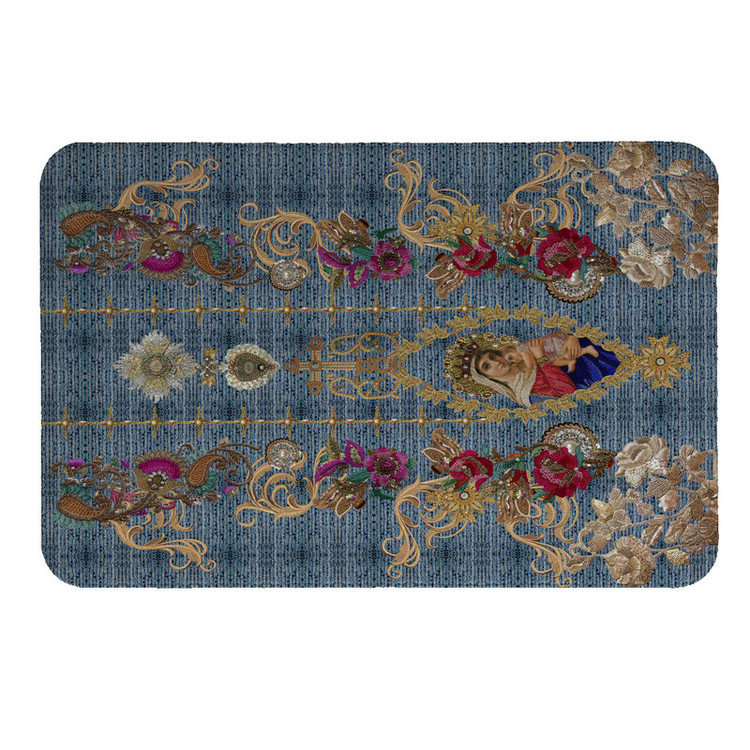پادری طرح گل کد 5231 سایز 50 × 70 سانتی متر