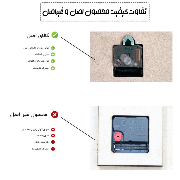 ساعت دیواری پدیده شاپ Grand