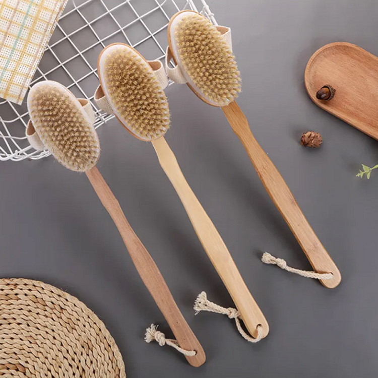برس شستشوی بدن فیلی پلاست مدل WoodSpa
