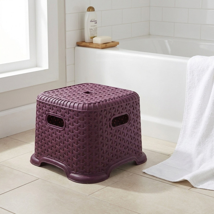 صندلی حمام پلاستیکی مدل Wicker-SML