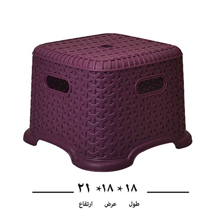صندلی حمام پلاستیکی مدل Wicker-SML