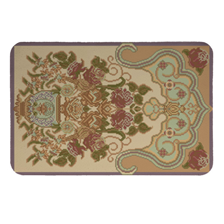 پادری طرح فرش کد 1018 سایز 50 × 70 سانتی متر