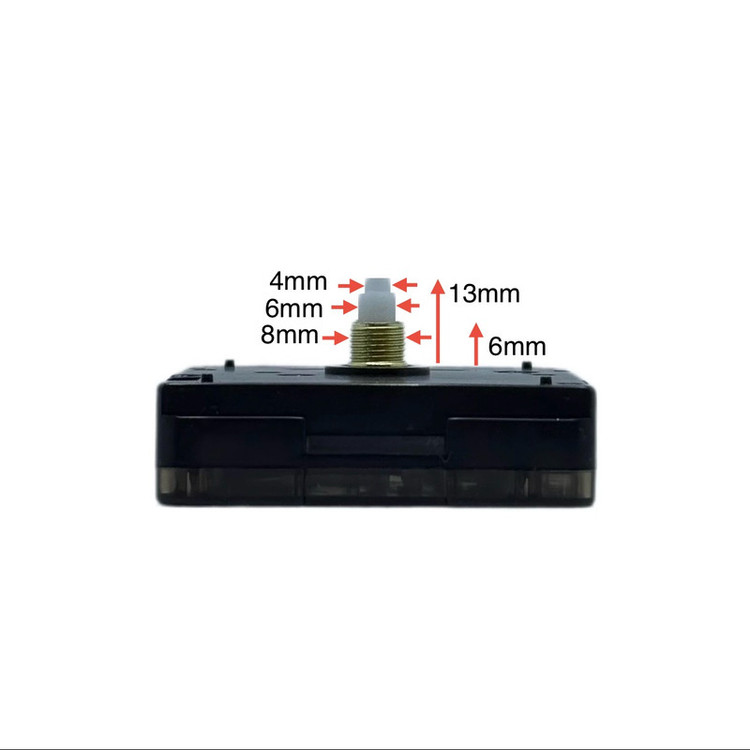 موتور ساعت دیواری کامار مدل شفت کوتاه ارام گرد کد CR13mm