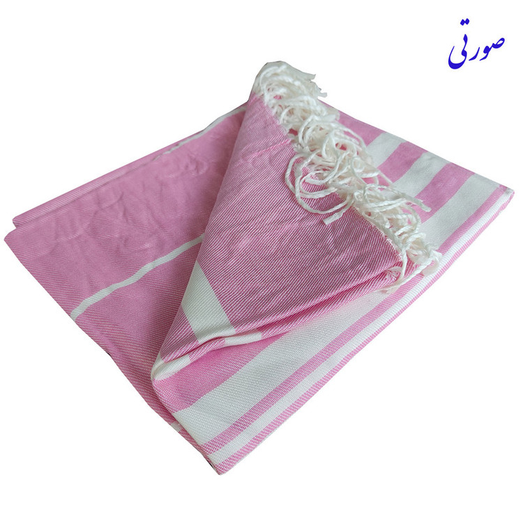 حوله استخری نساجی هنر یزد مدل خطی ریشه دار سایز 70×145 سانتی متر