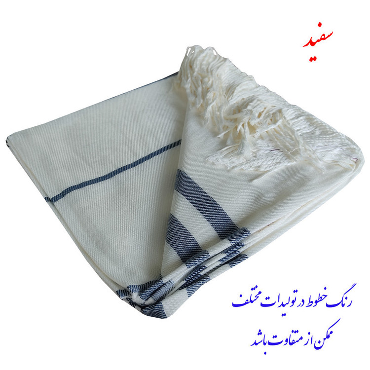 حوله استخری نساجی هنر یزد مدل خطی ریشه دار سایز 70×145 سانتی متر
