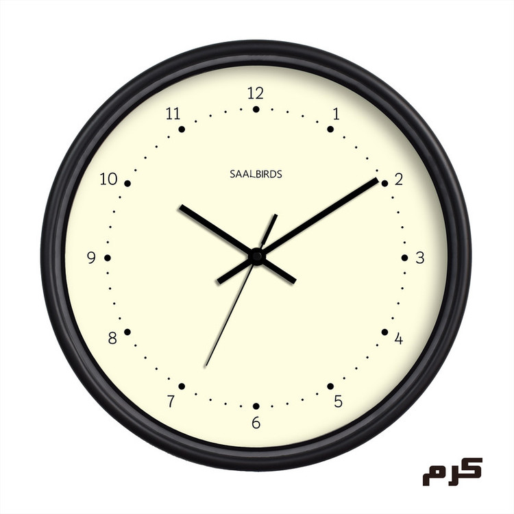 ساعت دیواری سال بردز طرح مینیمال CW-179