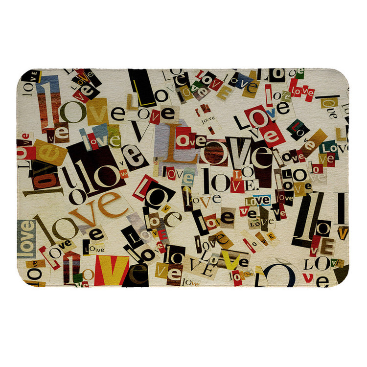 پادری طرح LOVE کد 6228 سایز 50 × 70 سانتی متر