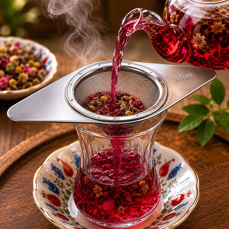 صافی چای مدل کاسه دار هندی