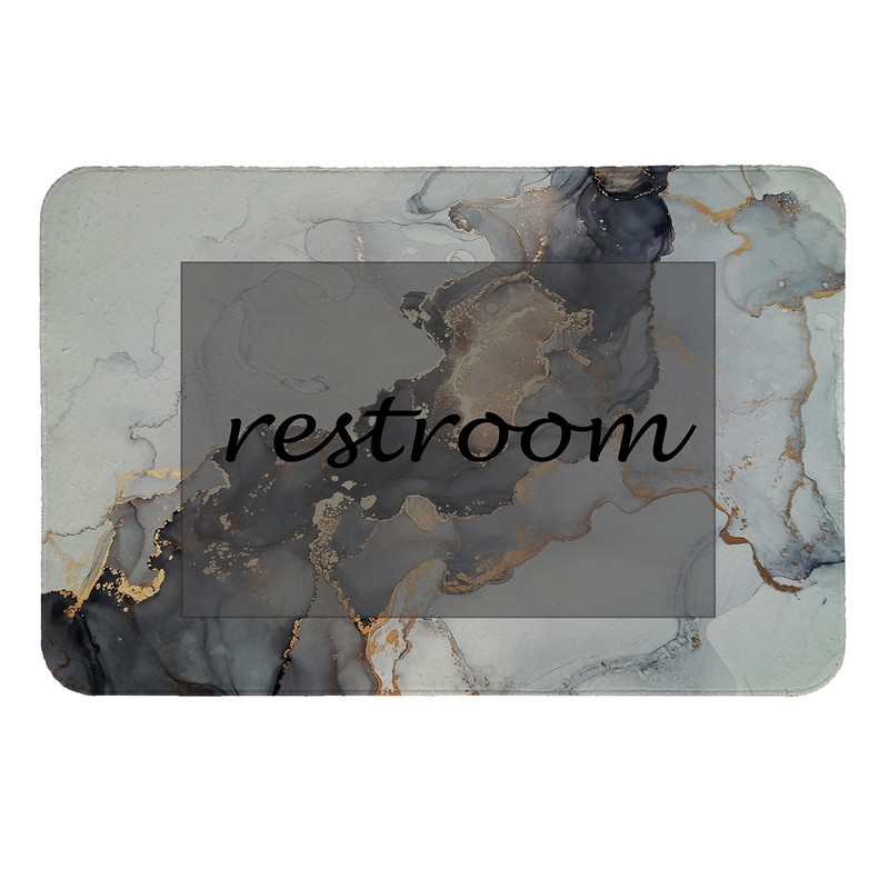 پادری  طرح Restroom کد 8707 سایز 50 × 70 سانتی متر