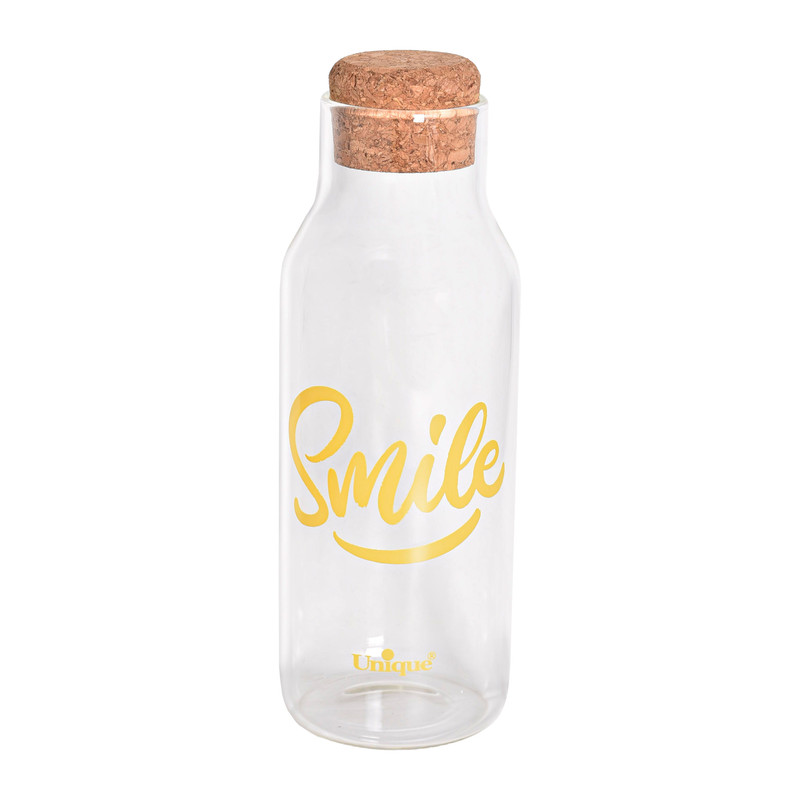 بطری آب یونیک طرح smile کد 3071 گنجایش 1.03 لیتر