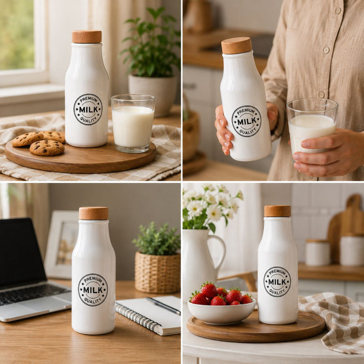 بطری شیر مدل MILK گنجایش 0.5 لیتر