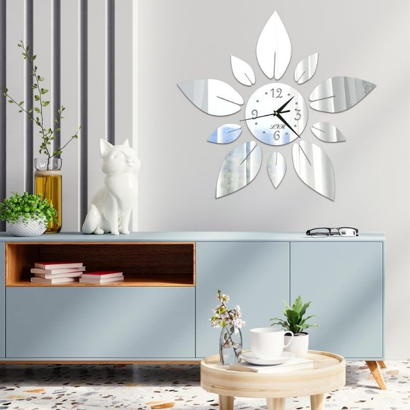 ساعت دیواری عقربه‌ای با نشانگر عددی و نقطه‌ای اِلیکسار مدل laris کد S110