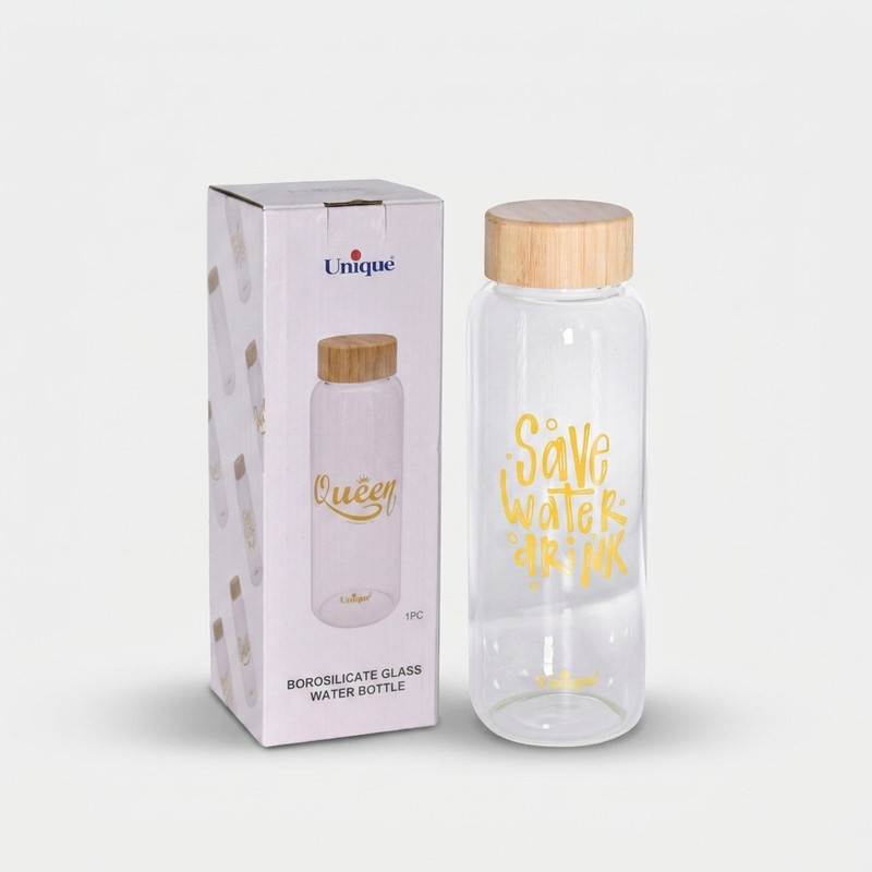 بطری آب یونیک طرح save water کد 3058 گنجایش 1.03 لیتر