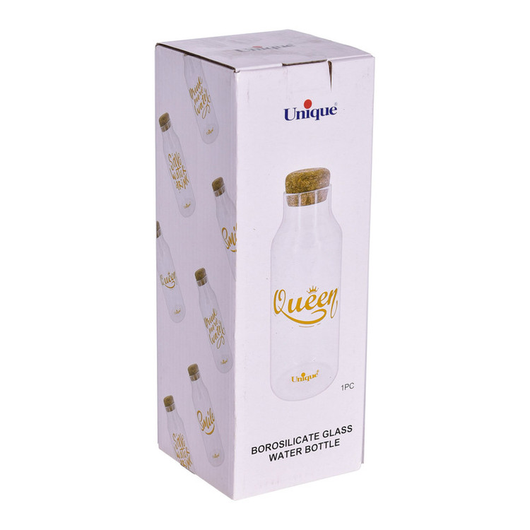 بطری آب یونیک طرح QUEEN کد 3071 گنجایش 1.03 لیتر
