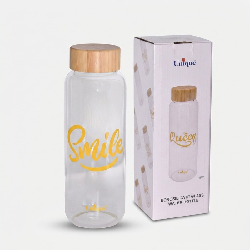 بطری آب یونیک طرح smile کد 3058 گنجایش 1.03 لیتر