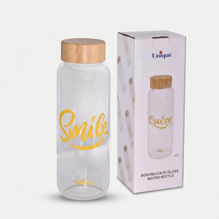 بطری آب یونیک طرح smile کد 3058 گنجایش 1.03 لیتر