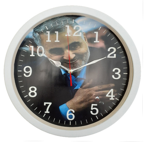 ساعت دیواری مدل سردار سلیمانی کد 01025