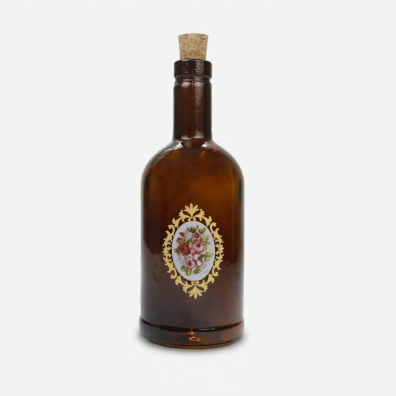 بطری مدل گل رز کد ٢