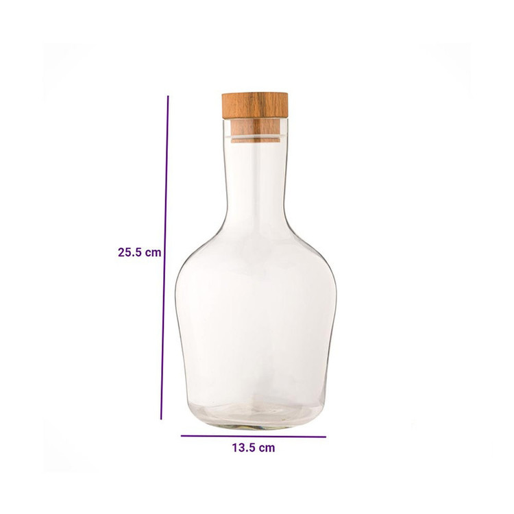 بطری آب لیمون مدل شیشه ای کد HS2272 گنجایش ۱.۵ لیتر