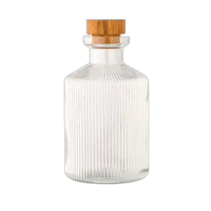 بطری آب لیمون مدل درب چوبی کد HS2271 گنجایش ۱.۳۵ لیتر