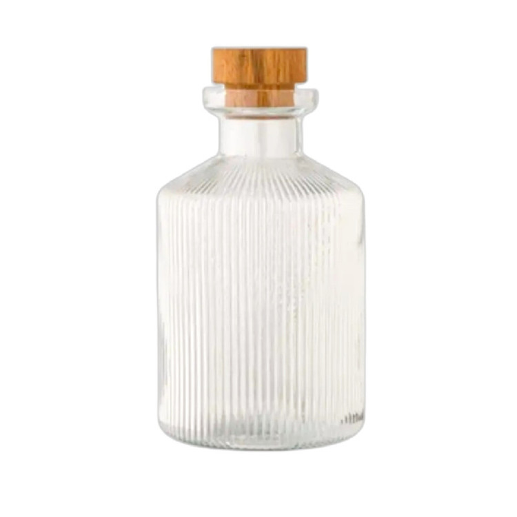 بطری آب لیمون مدل درب چوبی کد HS2271 گنجایش ۱.۳۵ لیتر