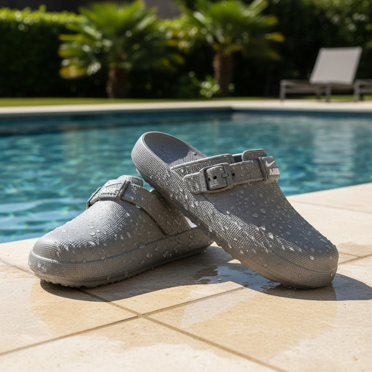 دمپایی حمام مدل جلو بسته UGG GRY.1993