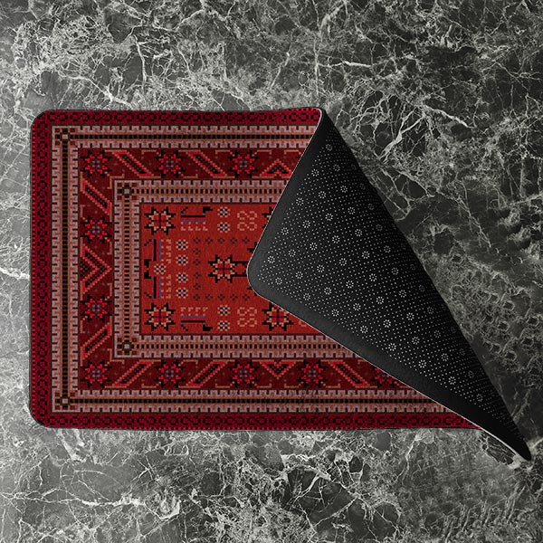 پادری مدل فرشینه سنتی کد M35M001-MR0181 سایز 76x46 سانتی متر