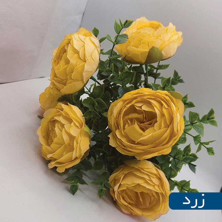 گل مصنوعی مدل پیونی F06