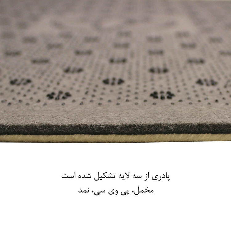 پادری مدل رویه مخمل طرح ترک کد S265 سایز 75x45 سانتی متر