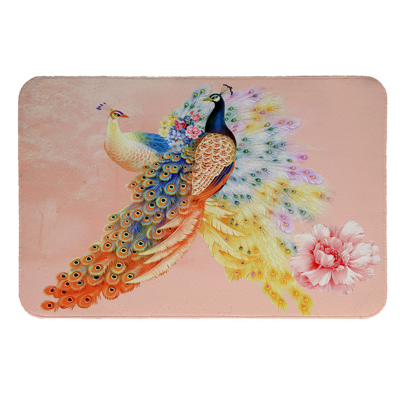 پادری طرح طاووس کد 6183 سایز 60×40 سانتی متر