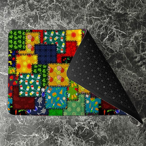 پادری مدل خانه و کاشانه کد M35M001-MP0156 سایز 76x46 سانتی متر