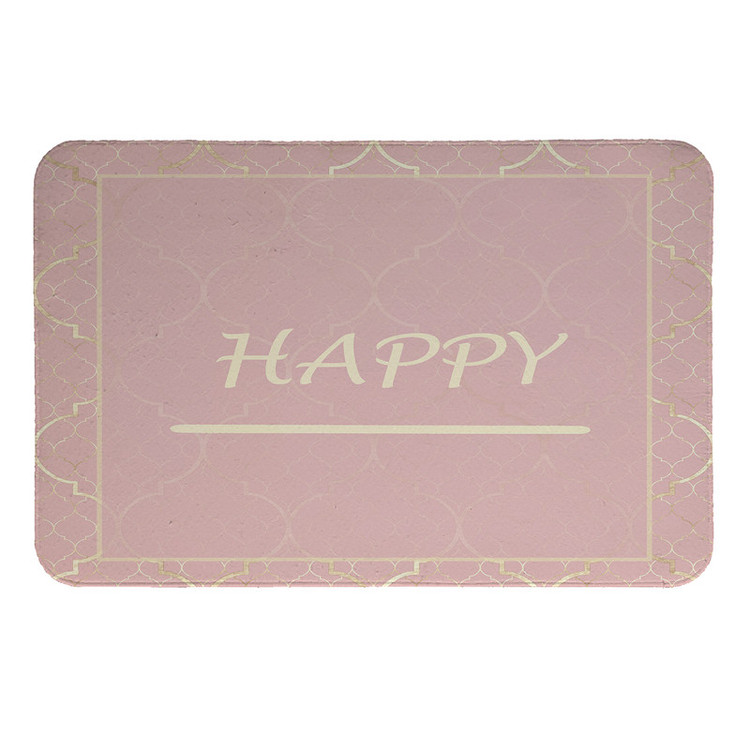 پادری طرح Happy کد 8690 سایز 60× 40 سانتی متر