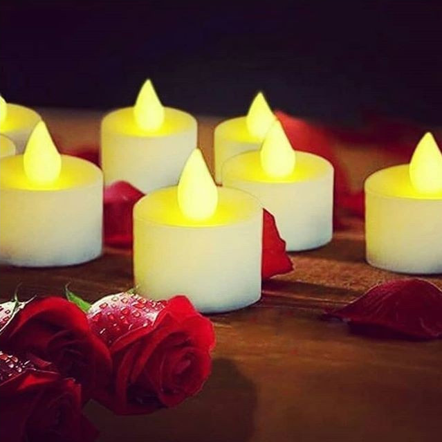 شمع ال ای دی مدل LED 4.5 بسته 24 عددی
