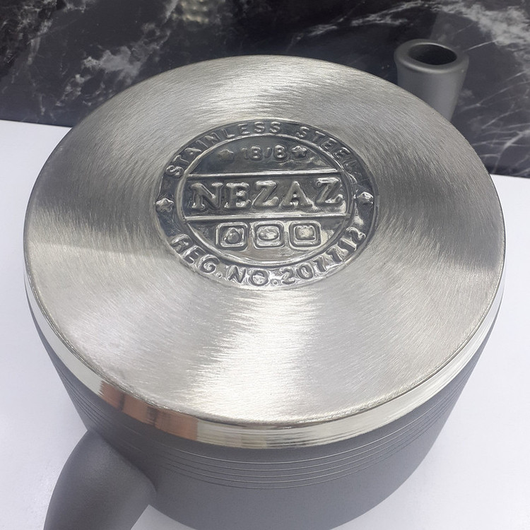 ست کتری و قوری نزاز مدل لوله دار طرح رنگی
