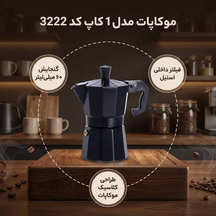 موکاپات مدل 1 کاپ کد 3222