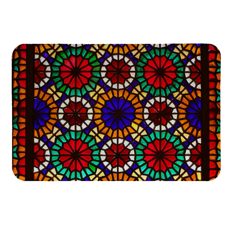 پادری طرح پنجره کد 5306 سایز 80 × 50 سانتی‌متر