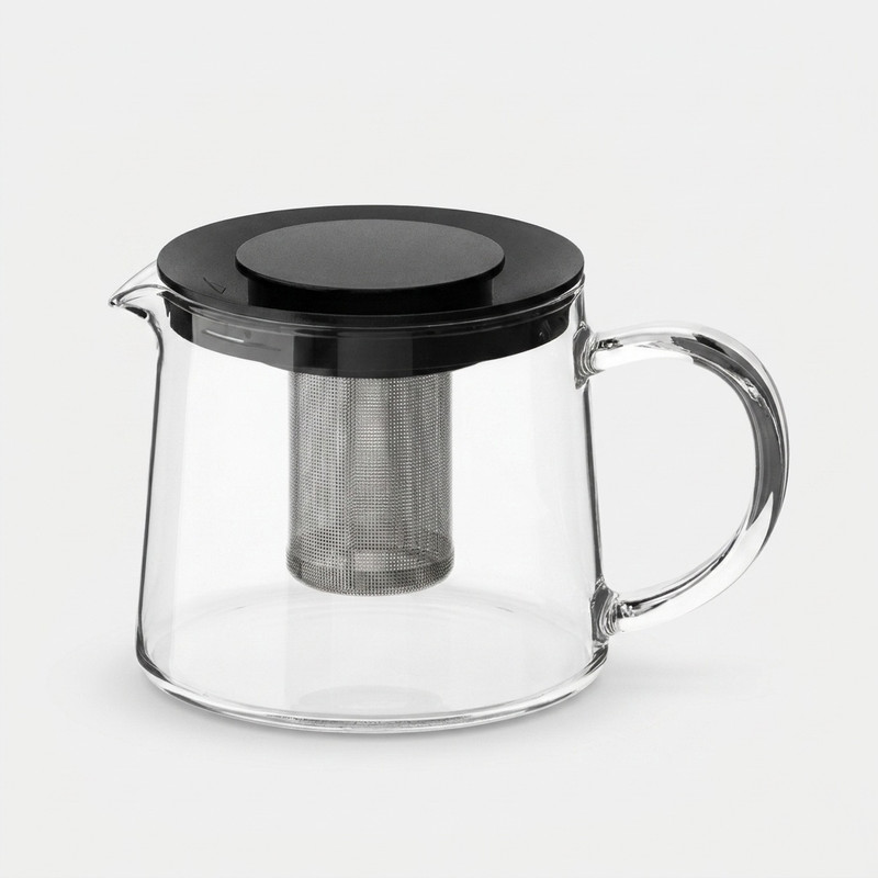 قوری مدل پیرکس شفاف 1000ml
