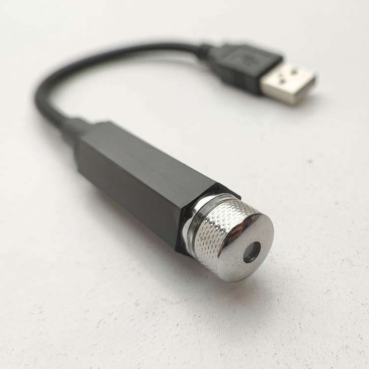 چراغ خواب مدل لیزری USB طرح کهکشانی