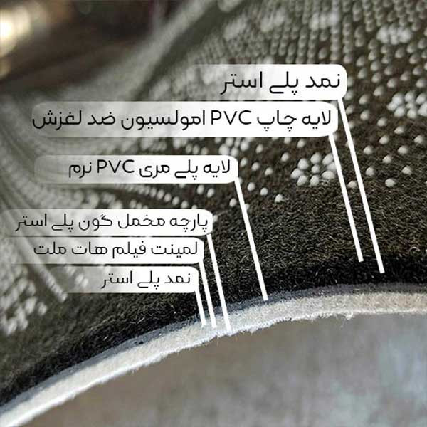 پادری مدل فرشینه سنتی کد M35M001-MR0141 سایز 76x46 سانتی متر