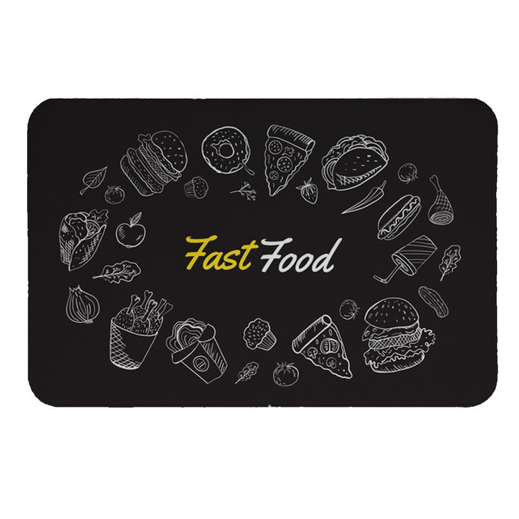 پادری طرح fast food کد 8253 سایز 80 × 50 سانتی متر