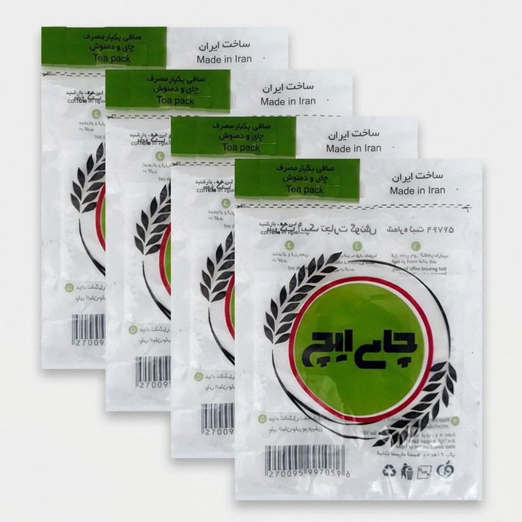 فیلتر چای ایچ مدل کیسه ای 4 بسته 60 عددی