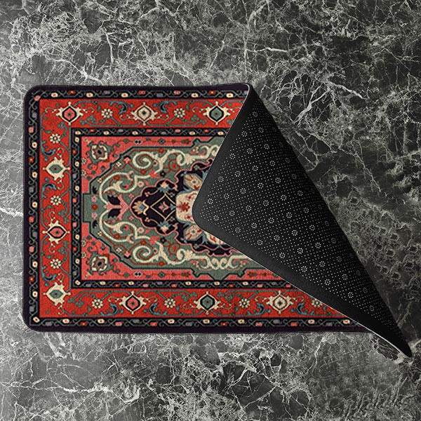 پادری مدل فرشینه سنتی کد M35M001-MR0018 سایز 76x46 سانتی متر