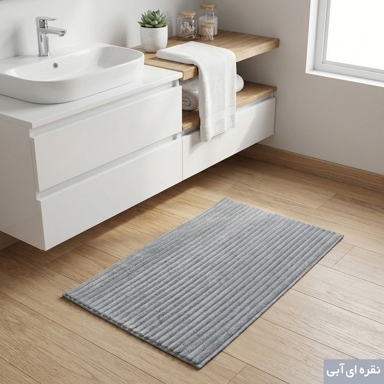 پادری وینوما مدل سرویس بهداشتی و حمام 4 لایه مخمل ویژه سایز 70x45 سانتیمتر مناسب برای فضای داخلی