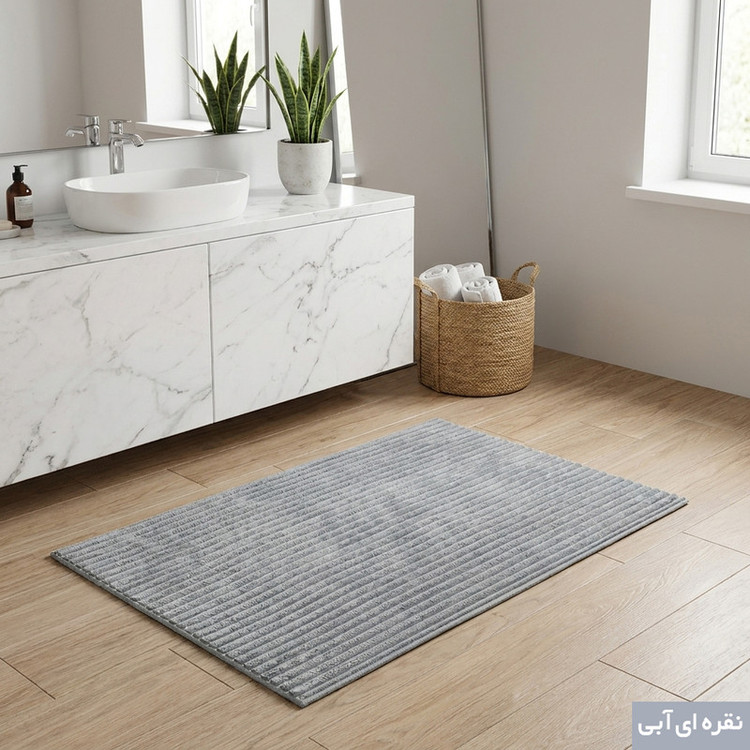 پادری وینوما مدل سرویس بهداشتی و حمام 4 لایه مخمل ویژه سایز 70x45 سانتیمتر مناسب برای فضای داخلی