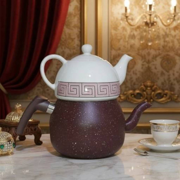 ست کتری و قوری مدل 5832 گنجایش کتری 2 لیتر گنجایش قوری یک لیتر