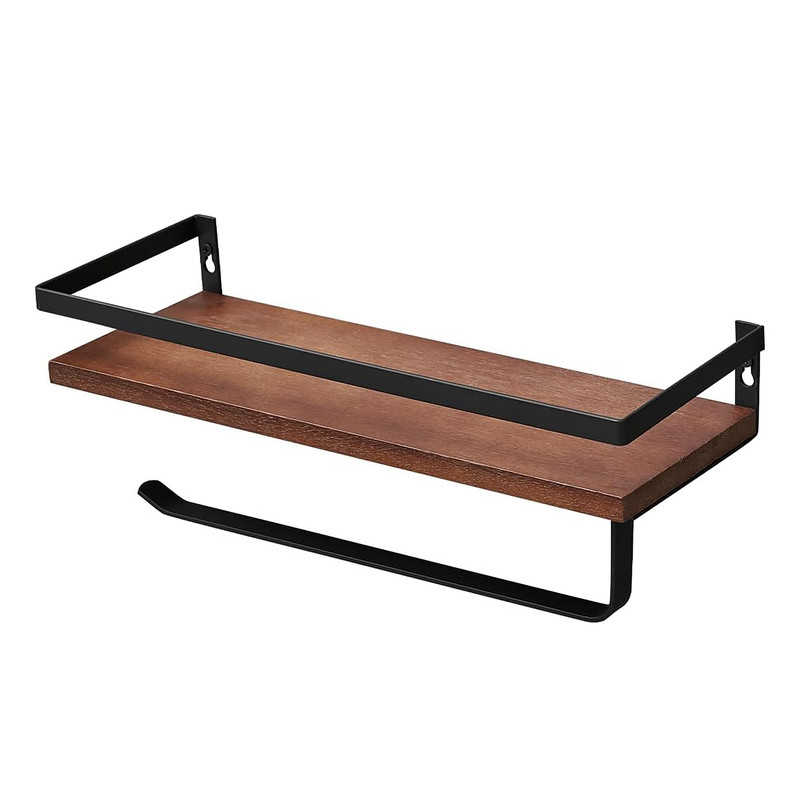 شلف دیواری حمام wood-steel مدل S