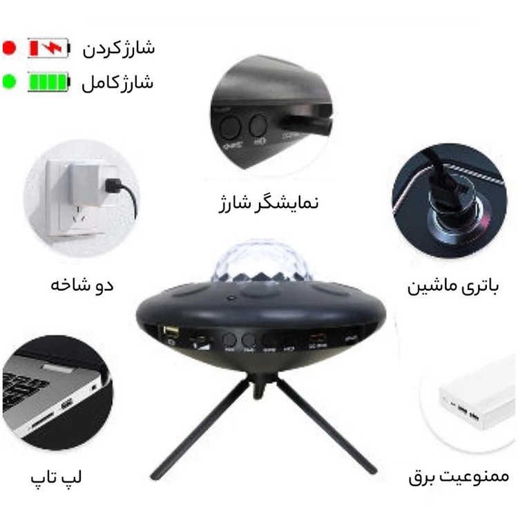 چراغ رومیزی مدل کهکشانی