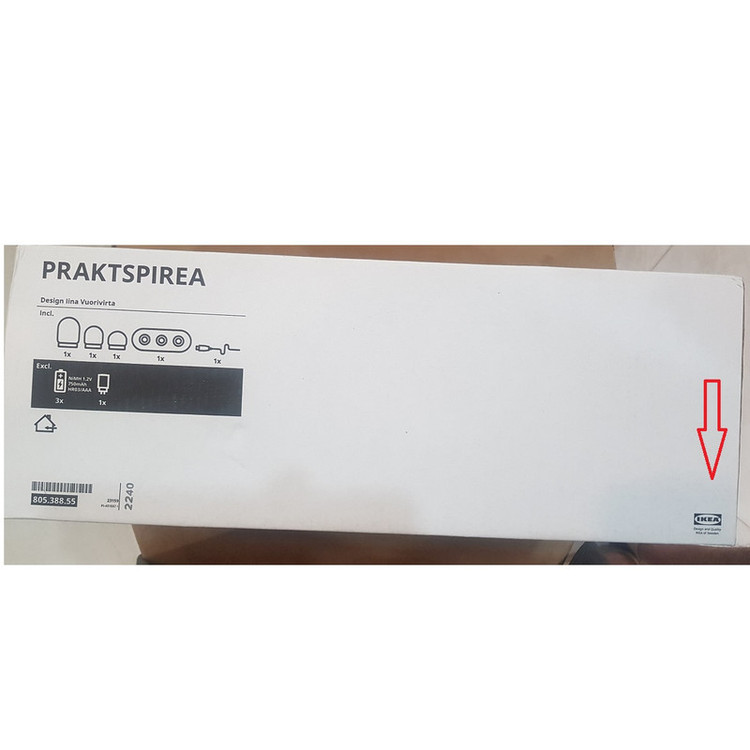 آباژور رومیزی ایکیا مدل PRAKTSPIREA کد 8855 بسته 3 عددی