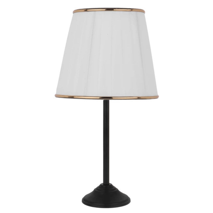 آباژور رومیزی نورهام مدل NHM-BLACKSILVERY-15