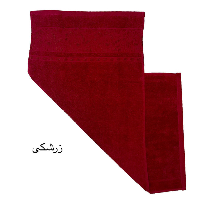 حوله دست و صورت هنرمند مدل برجسته سایز 40x80 سانتی متر